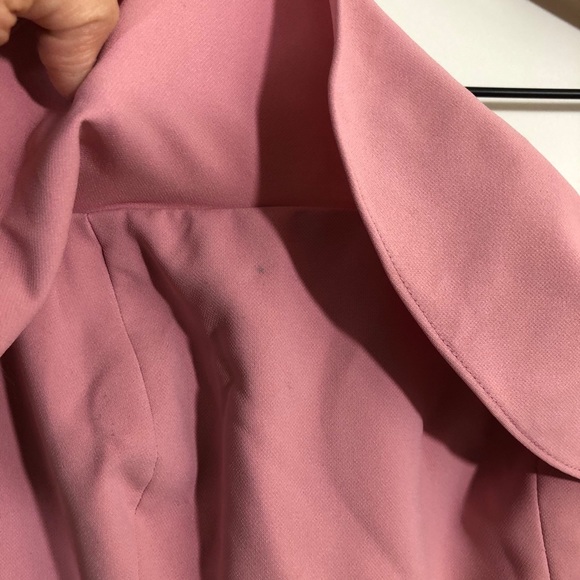 NWT JAYGODFREY Rollins Off shoulder ruffle top midi dress pink rose 2 - Picture 10 of 16